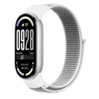 esese curea din nailon pentru Xiaomi Smart Band 8, 9 și 10 - Alb-gri