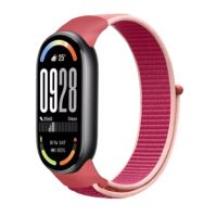 esese curea din nailon pentru Xiaomi Smart Band 8, 9 și 10 - Roz-roșu