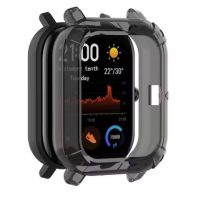 Cadru din silicon pentru Amazfit GTS - Negru