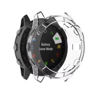 Rama din silicon pentru Garmin Fénix 7 - Transparentă