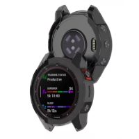 Rama din silicon pentru Garmin Fénix 5, 5 Plus - Negru