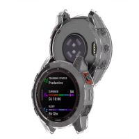 Rama din silicon pentru Garmin Fénix 5, 5 Plus - Transparent