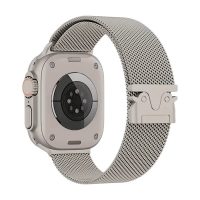 Bratara Milanese cu catarama pentru Apple Watch - Argintie mata, 38mm, 40mm, 41mm