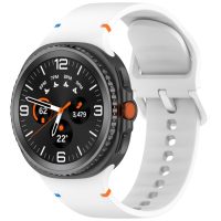 Brățară din silicon pentru Samsung Galaxy Watch 8 - Albă, mărimea S