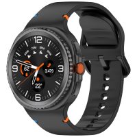 Brățară din silicon pentru Samsung Galaxy Watch 8 - Neagră, mărimea L