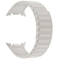 Brățară magnetică din silicon pentru Samsung Galaxy Watch 8 - Bej