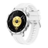 Brățară din silicon eses pentru Huawei Watch GT 5 46mm și GT 6 46mm - Alb