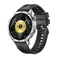 Brățară din silicon pentru Huawei Watch GT 5 46mm și GT 6 46mm - Neagră