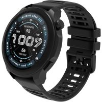 esem curea perforată din silicon - Negru, 22 mm