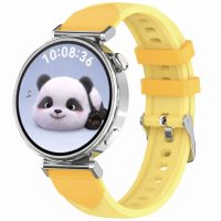 eses Brățară sport din silicon pentru Huawei Watch GT 5 41mm și GT 6 41mm - Galben, 18 mm