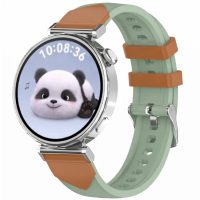 eses Brățară sport din silicon pentru Huawei Watch GT 5 41mm și GT 6 41mm - Verde închis, 18 mm