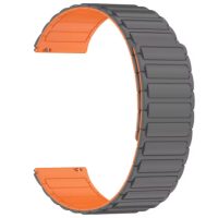 esem Magnetický siliconat brățară - Gri portocalie, 22 mm