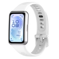 Brățară din silicon eses pentru Huawei Band 11 și Huawei Band 11 Pro - Alb