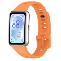 Brățară din silicon eses pentru Huawei Band 11 și Huawei Band 11 Pro - Portocalie