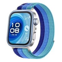 Brățară din nylon pentru Huawei Watch Fit 3, 4, 4 Pro, 5 și 5 Pro - Albastră