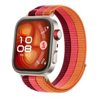 esem curea din nailon pentru Huawei Watch Fit 3, 4, 4 Pro, 5 și 5 Pro - Roșu