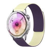 Brățară magnetică din silicon - Violet-galben, 20 mm