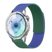 Brățară magnetică din silicon - Verde-albastru, 20 mm