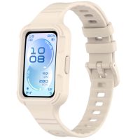 brățară din silicon pentru Huawei Band 11 - Bej