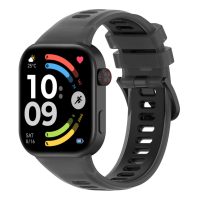 brățară din silicon pentru Xiaomi Redmi Watch 4, 5, 6 și Smart Band 8 Pro, 9 Pro și 10 Pro - Negru