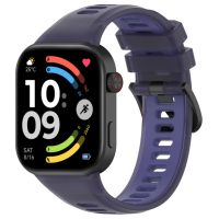 Brățară din silicon eses pentru Xiaomi Redmi Watch 4, 5, 6 și Smart Band 8 Pro, 9 Pro și 10 Pro - Albastră