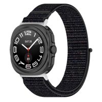 Brățară din nylon eses pentru Samsung Galaxy Watch Ultra 47 mm și Galaxy Watch Ultra2 47 mm - Negru