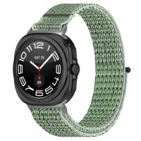 Brățară din nylon eses pentru Samsung Galaxy Watch Ultra 47 mm și Galaxy Watch Ultra2 47 mm - Verde