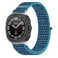 Brățară din nylon eses pentru Samsung Galaxy Watch Ultra 47 mm și Galaxy Watch Ultra2 47 mm - Albastru