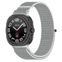 Brățară din nylon eses pentru Samsung Galaxy Watch Ultra 47 mm și Galaxy Watch Ultra2 47 mm - Gri
