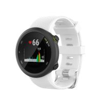 Brățară din silicon pentru Garmin Forerunner 45, Forerunner 45S și SWIM 2 - Albă