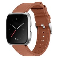 Curea din piele pentru Fitbit Versa - Maro