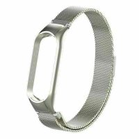 Brățară milano pentru Xiaomi Mi Band 3 și Xiaomi Mi Band 4 - Argintie