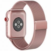 Brățară milaneză eses pentru Apple Watch - Roz, 38mm, 40mm, 41mm