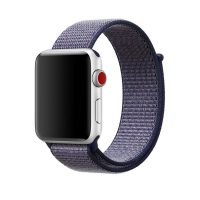 Brățară din nylon pentru Apple Watch - Albastru închis 38mm, 40mm, 41mm