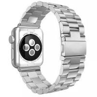 escală metalică pentru Apple Watch - Argintie 42mm, 44mm, 45mm, 49mm