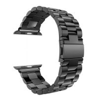 escală metalică pentru Apple Watch - Neagră 42mm, 44mm, 45mm, 49mm