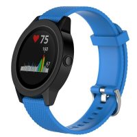 esel Silikonovă brățară 20 mm - Mărimea S, cu model albastru