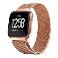 esel Brățară milaneză pentru Fitbit Versa - Mărimea S, Roz aurie