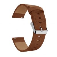 eses Curea din piele maro pentru Fitbit Versa