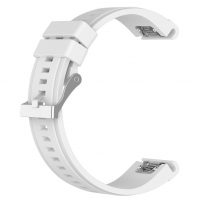 brățară din silicon pentru Garmin - Albă, QuickFit 26 mm