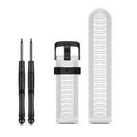 brățară din silicon pentru Garmin - Albă perforată, 26 mm