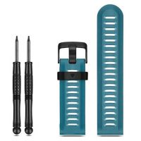brățară din silicon pentru Garmin - Albastră perforată, 26 mm