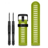 brățară din silicon pentru Garmin - Verde perforată, 26 mm
