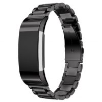 eses Brățară metalică pentru Fitbit Charge 2 - Neagră
