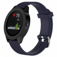 eses Brățară din silicon 20 mm - Mărimea S, design albastru închis