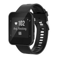 brățară din silicon pentru Garmin Forerunner 30 și 35 - Neagră
