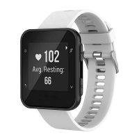 brățară din silicon pentru Garmin Forerunner 30 și 35 - Albă
