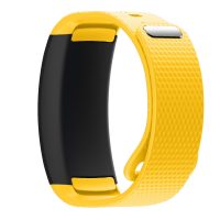 brățară din silicon pentru Samsung Gear Fit 2 - Mărime L, Galbenă