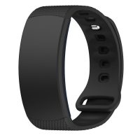 brățară din silicon pentru Samsung Gear Fit 2 - Mărime S, Neagră