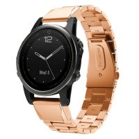 brățară metalică pentru Garmin - Roze Gold, QuickFit 20 mm